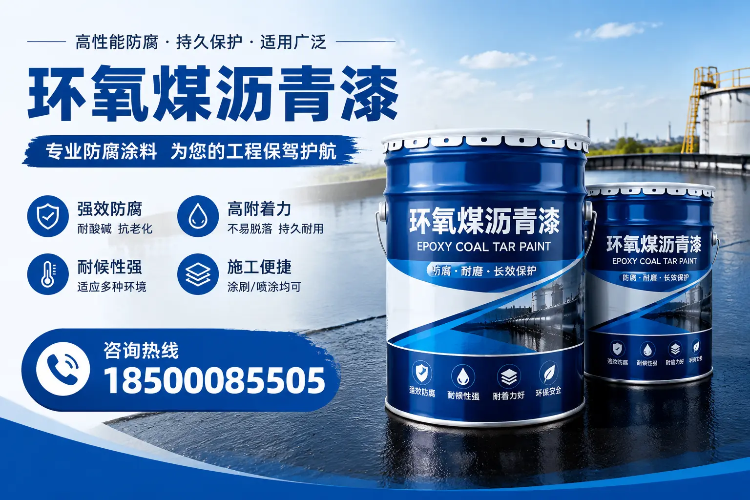 环氧煤沥青漆与其他漆类的比较，富拉尔基区用户的选择依据