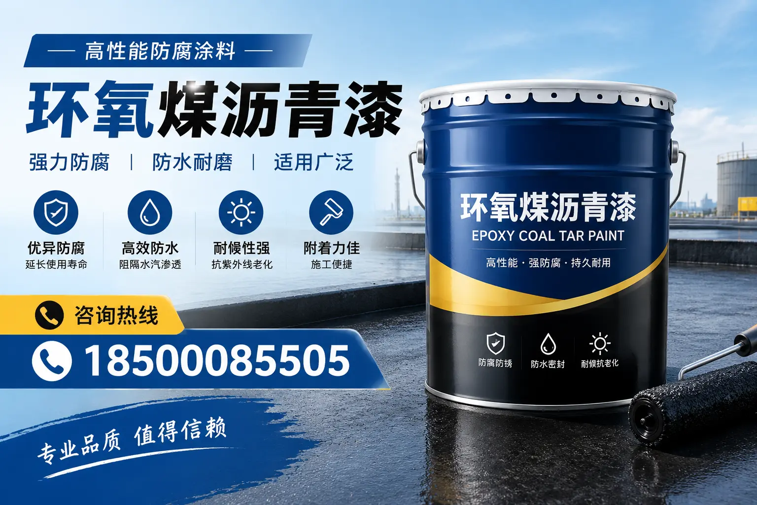 环氧煤沥青漆的主要成分与功能，富拉尔基区用户深度了解